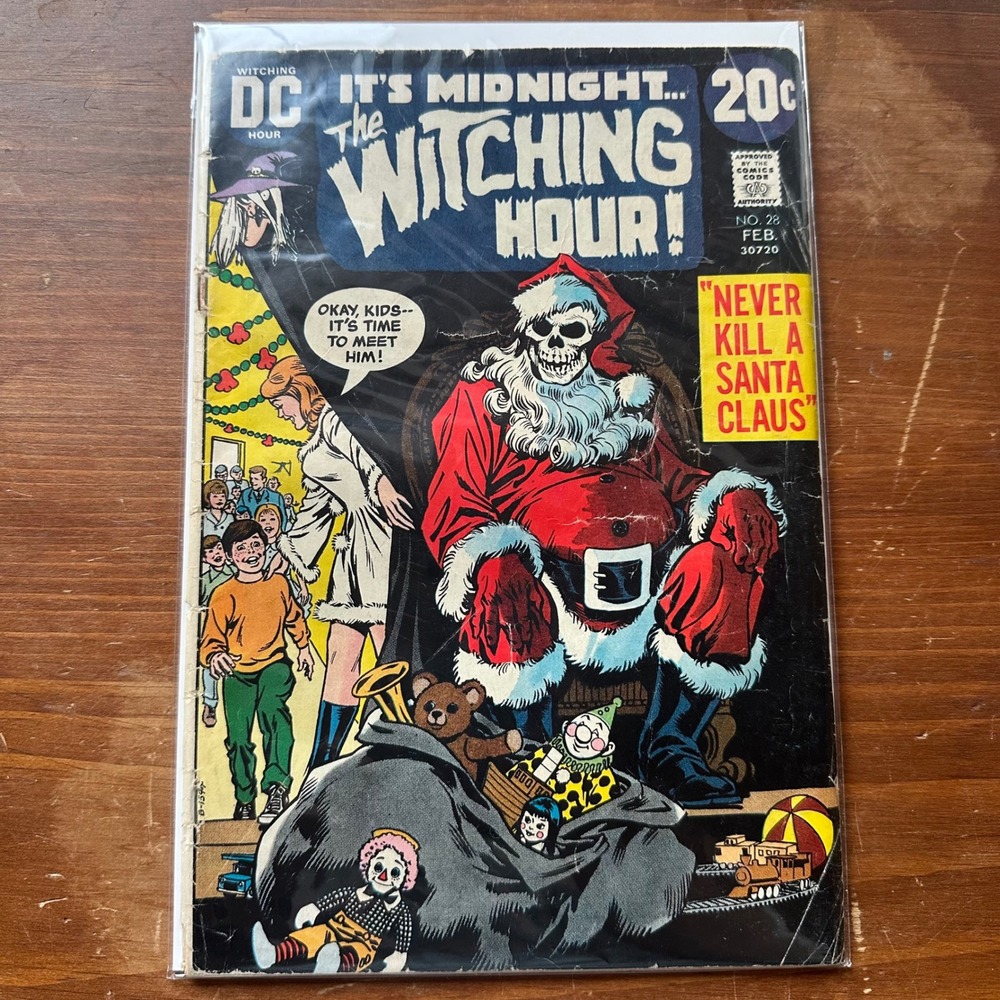 DC The Witching Hour 28 Feb 1973 Horror Never Kill a Santa Claus G/VG Raw Bronze